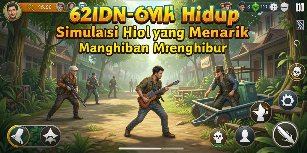 Tangkapan layar dari gameplay menarik di 62IDN.