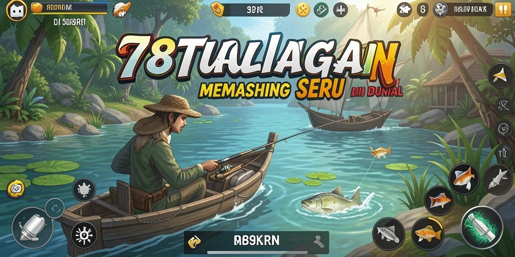 Screenshot gameplay 789RP menampilkan aksi memancing yang seru dan menantang.