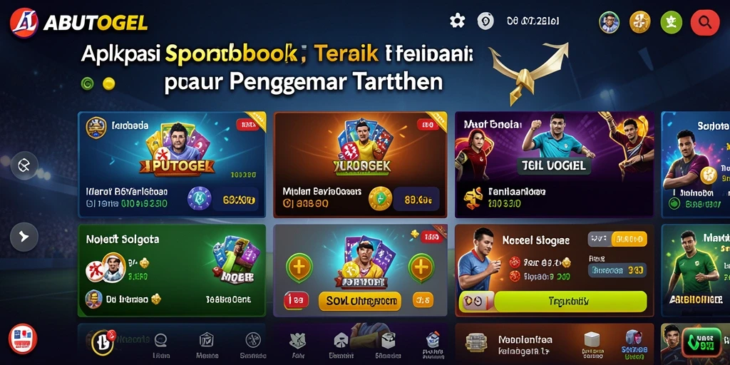 Tampilan gameplay menarik dari aplikasi Sportsbook ABUTOGEL.