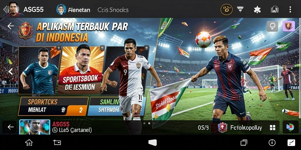 Tampilan menarik dari gameplay ASG55 di Sportsbook.