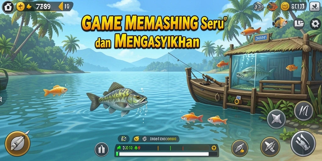Gameplay C789 dengan grafis memancing yang memukau dan mendebarkan.