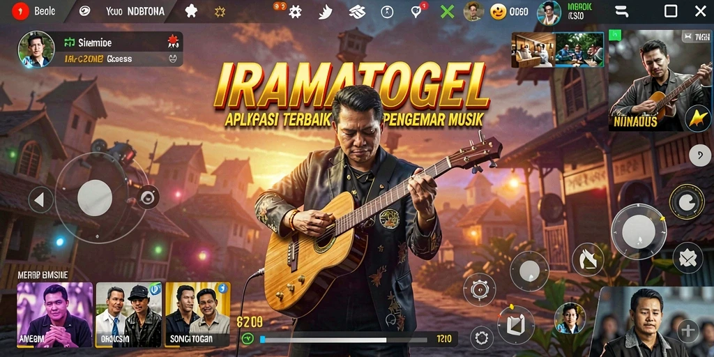 Screenshot gameplay IRAMATOGEL yang penuh warna dan interaktif.