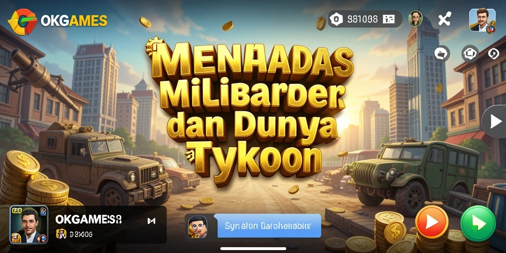 Tangkapan layar gameplay menampilkan keseruan bermain Tycoon di OKGAMES.