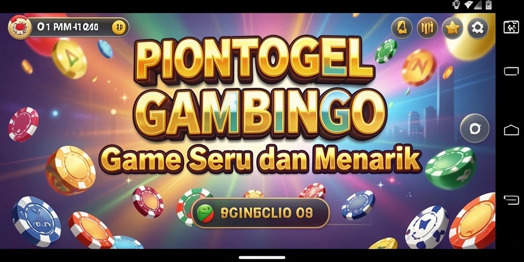 Screenshot gameplay Bingo PIONTOGEL yang menampilkan suasana permainan seru.