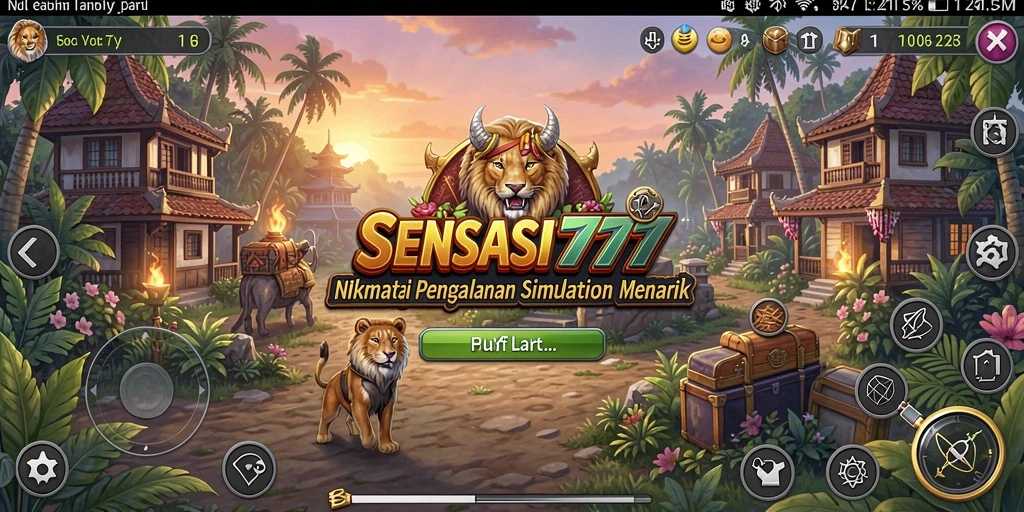 Tangkapan layar menunjukkan gameplay Simulation yang mendalam dan menarik.