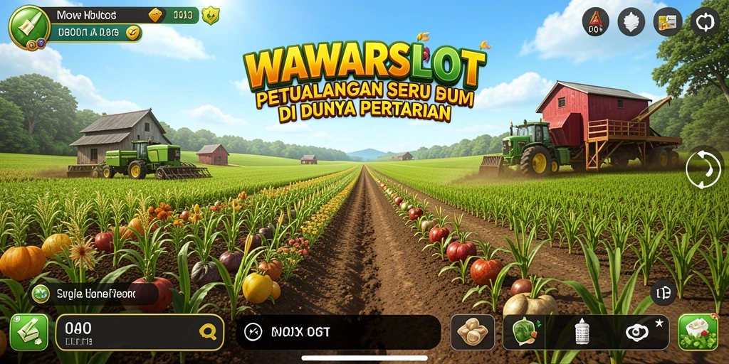Tampilan menarik gameplay WAWARSLOT di dunia pertanian.